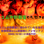 2020年ハロウィン教室用